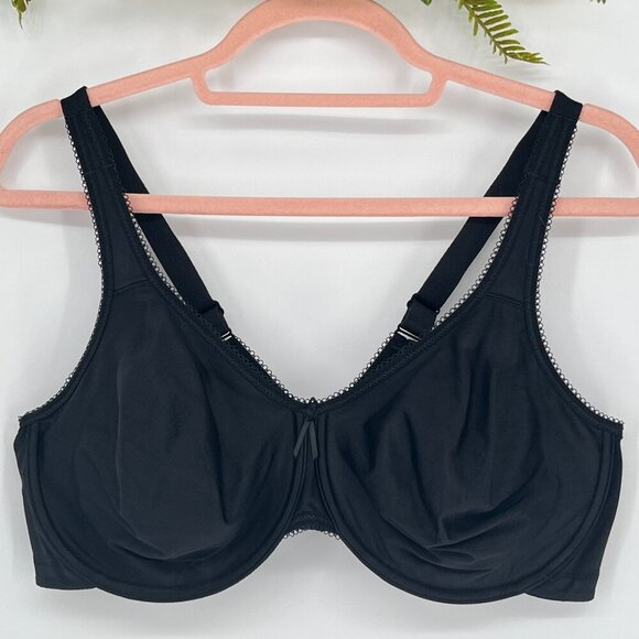 Wacoal Basic Beauty Underwire Bra 855192, Full Figure Seamless Supportive 44D - Picture 2 of 7